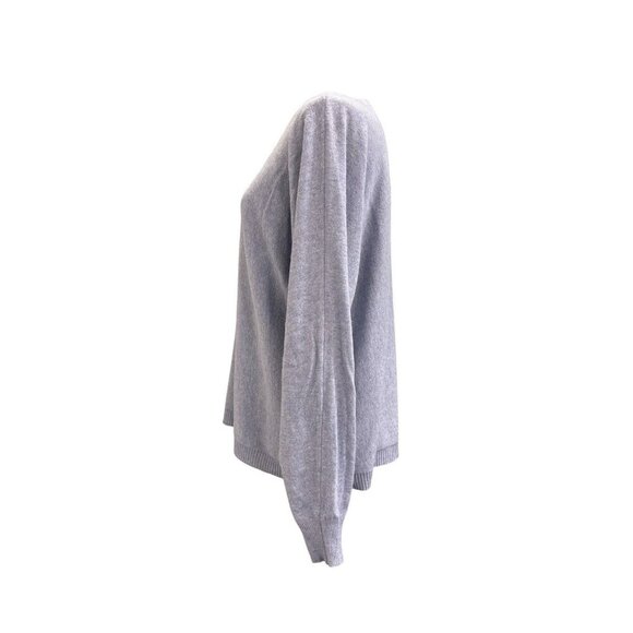 Bianco & Blu Sweater Women XL Blue Wool Cashmere Silk Blend - Picture 3 of 6
